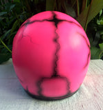 Girls Motorcycle DOT Helmet Crazy Pink Skull Lady