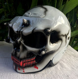 Skull Helmet Ghost Rider Bloody Mouth Vampire Style Airbrushed