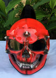 Mortal Kombat Motorcycle Helmet Ponytail Goro Style