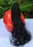 Mortal Kombat Motorcycle Helmet Ponytail Goro Style