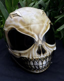 Skull Skeleton Death Skull Motorcycle Helmet