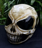 Skull Skeleton Death Skull Motorcycle Helmet
