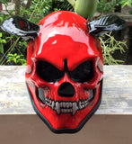 Hell Fire Devil Helmet 666 Damon Goat from the Hell